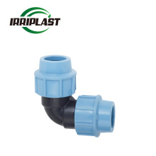 hdpe Pipe Fittings 90 Degree Elbow Compression Fittings for HDPE Water Supply pipes